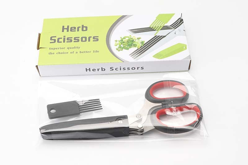 Küchenschere mit 5-Fach Schnitt